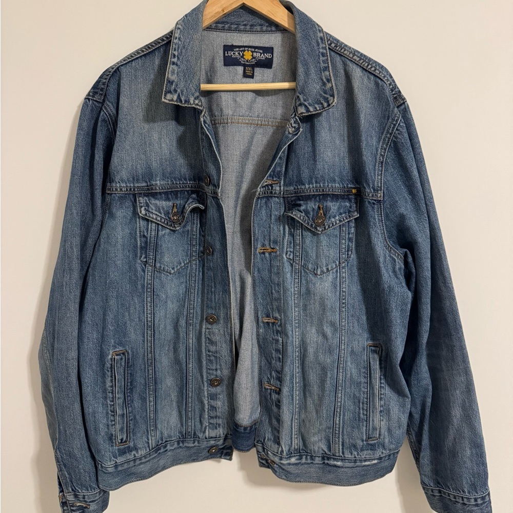 Lucky Brand Men's Light Blue Denim Jacket